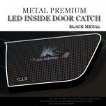 LED-вставки под ручки дверей Black Metal Premium - KIA The New K7 (CHANGE UP)