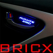 [BRICX] Hyundai Elantra MD - LED Inside Door Catch Plates Set