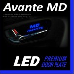 [DXSOAUTO] Hyundai Avante MD - LED Premium Door Plate Set