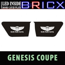 [BRICX] Hyundai Genesis Coupe - LED Inside Door Catch Plates Set