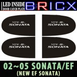 [BRICX] Hyundai New EF Sonata - LED Inside Door Catch Plates Set