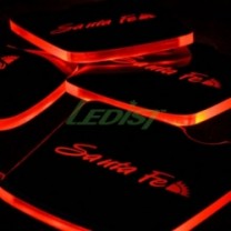 LED-вставки под ручки дверей - Hyundai New Santa Fe CM (LEDIST)