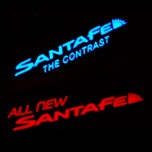 LED-вставки под ручки дверей - Hyundai Santa Fe DM (EXLED)