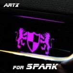 [ARTX] Chevrolet Spark - Luxury Generation LED Inside Door Catch Plates Set