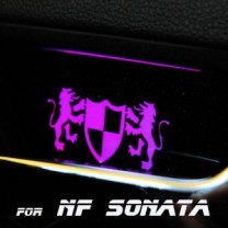 [ARTX] Hyundai NF Sonata - Luxury Generation LED Inside Door Catch Plates Set