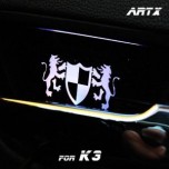 [ARTX] KIA K3 - Luxury Generation LED Inside Door Catch Plates Set