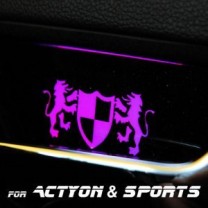 [ARTX] SsangYong Actyon / Actyon Sports - Luxury Generation LED Inside Door Catch Plates Set