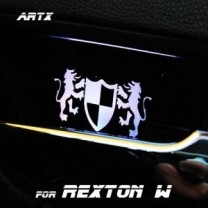[ARTX] SsangYong Rexton W - Luxury Generation LED Inside Door Catch Plates Set