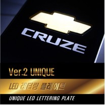 LED-вставки под ручки дверей + подсветка подстаканников VER.2 - Chevrolet Cruze (DXSOAUTO)