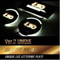 [DXSOAUTO] Hyundai i30 - LED Lettering Door & Cup Holder Plates VER.2