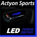 [DXSOAUTO] SsangYong Actyon Sports - LED Premium Door Plate Set