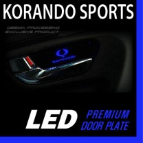 [DXSOAUTO] SsangYong Korando Sports - LED Premium Door Plate Set