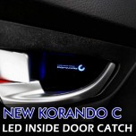[LEDIST] SsangYong New Korando C - LED Inside Door Catch Plates Set Ver.2