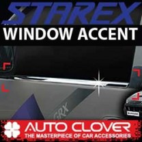 [AUTO CLOVER] Hyundai New Starex - Window Accent Chrome Molding Set (A884)