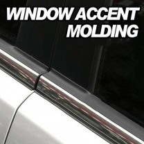 [AUTO CLOVER] KIA Forte / Hatchback - Window Accent Chrome Molding Set (A903)