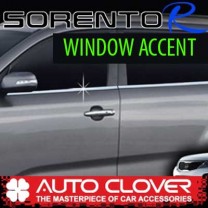 [AUTO CLOVER] KIA Sorento R - Window Accent Chrome Molding Set (A914)