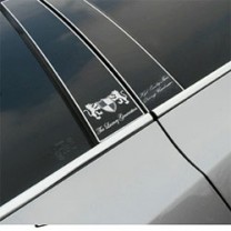 [ARTX] GM-Daewoo Lacetti Premiere - Luxury Generation Glass B Pillar Molding Set