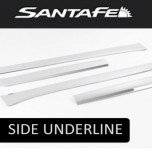 [KYOUNG DONG] Hyundai Santa Fe DM - Chrome Side Under Line Molding Set (D-033)