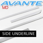 [KYOUNG DONG] Hyundai Avante MD - Chrome Side Under Line Molding Set (D-034)
