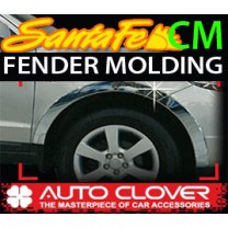 [AUTO CLOVER] Hyundai Santa Fe The CM - Fender Chrome Molding Set (A354)