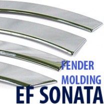 [AUTO CLOVER] Hyundai EF Sonata  - Fender Chrome Molding (A355)