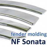 [AUTO CLOVER] Hyundai NF Sonata Transform - Fender Chrome Molding (A546)