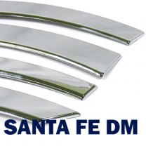 [AUTO CLOVER] Hyundai Santa Fe DM - Fender Chrome Molding Set (C605)