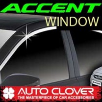 [AUTO CLOVER] Hyundai New Accent - Window Chrome Garnish (C115)