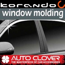 [AUTO CLOVER] SsangYong Korando Sports - Window Chrome Molding Set (C117)