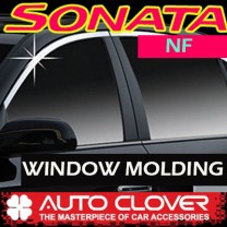 [AUTO CLOVER] Hyundai NF Sonata Transform - Window Chrome Molding Set (C118)