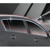 Молдинг окон C123 (ХРОМ) - Hyundai New Accent Wit (AUTO CLOVER)