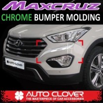 [AUTO CLOVER] Hyundai MaxCruz - Front & Rear Bumper Chrome Molding Set (C701)