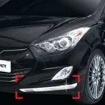 Молдинг переднего и заднего бампера C335 (ХРОМ) - Hyundai Avante MD (AUTO CLOVER)