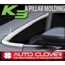 [AUTO CLOVER] KIA K3 - A Pillar Chrome Molding Set (C172)