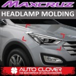 [AUTO CLOVER] Hyundai MaxCruz - Head Lamp Chrome Molding Set (C441)