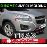 [AUTO CLOVER] Chevrolet Trax - Front & Rear Bumper Chrome Molding Set (C703)