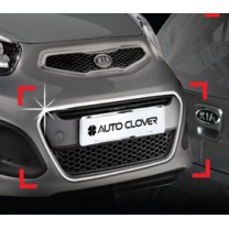 [AUTO CLOVER] KIA All New Morning - Radiator Grille Chrome Molding Set (B220)