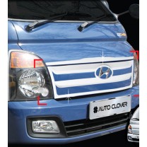 [AUTO CLOVER] Hyundai Porter II - Radiator Grille Chrome Molding Set (C734)