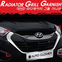 [AUTO CLOVER] Hyundai Tucson iX - Radiator Grill Wing Chrome Molding (B221) 