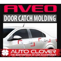 [AUTO CLOVER] Chevrolet Aveo - Door Catch Chrome Molding Set (A288)