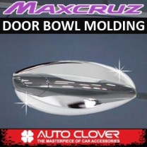 [AUTO CLOVER] Hyundai Maxcruz - Door Bowl Chrome Molding Set (C064)