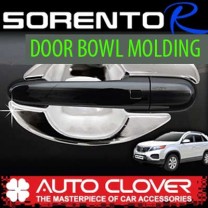 [AUTO CLOVER] KIA Sorento R - Door Bowl Chrome Molding Set (C314)