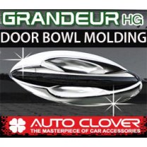 [AUTO CLOVER] Hyundai 5G Grandeur HG - Door Bowl Chrome Molding Set (C329)