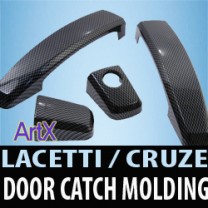 [ARTX] GM-Daewoo Lacetti Premiere - Carbon Skin Door Catch Molding Set