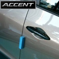 [ARTX] Hyundai New Accent - Carbon Skin Door Catch Molding Set