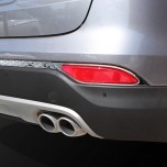 [KYUNG DONG] Hyundai Santa Fe DM - Rear Bumper Chrome Molding Set (K-518)