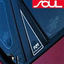 [ARTX] KIA Soul - Luxury Generation C Pillar Molding Set