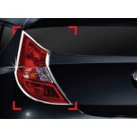 Молдинг задних фонарей C401 (ХРОМ) - Hyundai New Accent Wit (AUTO CLOVER)