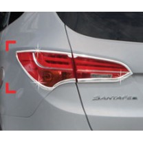 Молдинг задних фонарей C450 (ХРОМ) - Hyundai Santa Fe DM (AUTO CLOVER)