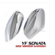 [AUTO CLOVER] Hyundai YF Sonata - Side Mirror Chrome Molding Set (B630)